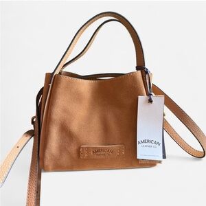 American Leather Auburn mini crossbody